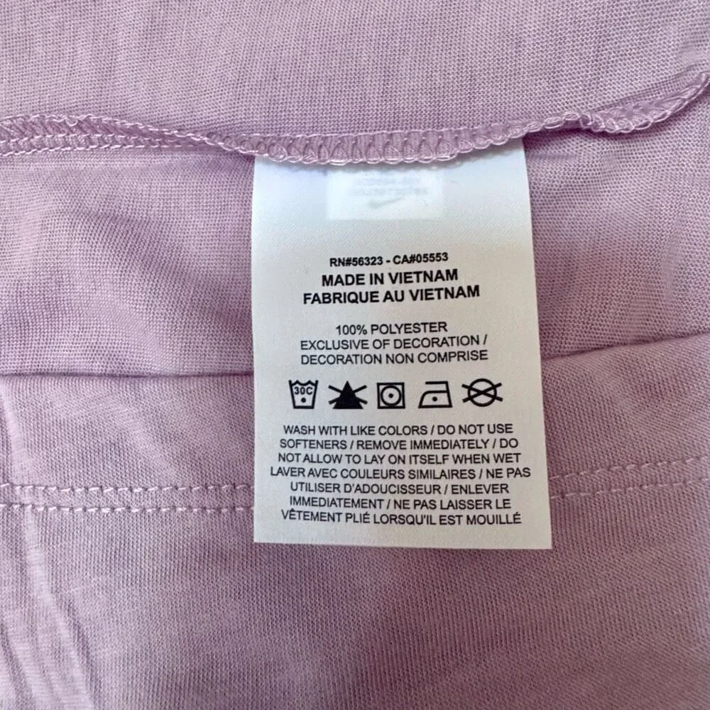 NWT (XL) Nike Yoga Dri-FIT training tank - lavender purple open back